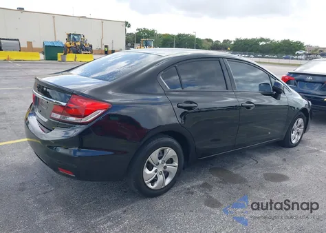 2013 Honda Civic Lx z USA, uszkodzony, nr VIN 19XFB2F55DE205006